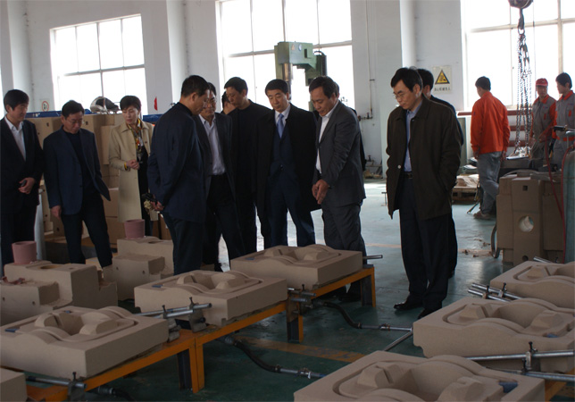 市政府一行到我公司进行科技创新调研